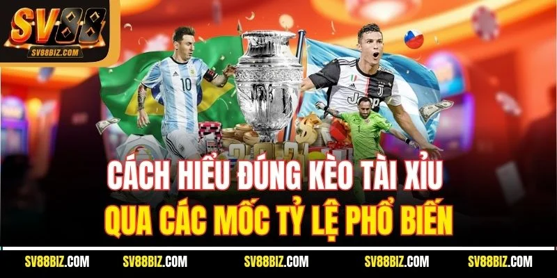 Cách Hiểu Đúng Kèo Tài Xỉu Qua Các Mốc Tỷ Lệ Phổ Biến