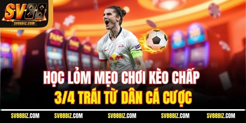 Học Lỏm Mẹo Chơi Kèo Chấp 3/4 Trái Từ Dân Cá Cược
