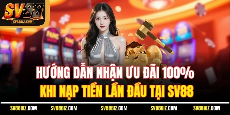 Hướng dẫn Nhận Ưu Đãi 100% Khi Nạp Tiền Đầu SV88
